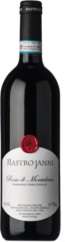 52,95 € 免费送货 | 红酒 Mastrojanni D.O.C. Rosso di Montalcino 托斯卡纳 意大利 Sangiovese 瓶子 75 cl