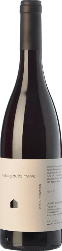 26,95 € Free Shipping | Red wine Matías i Torres Negramoll Young D.O. La Palma Canary Islands Spain Listán Black, Negramoll, Castellana Black Bottle 75 cl