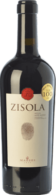 15,95 € Envio grátis | Vinho tinto Mazzei Zisola I.G.T. Terre Siciliane Sicília Itália Nero d'Avola Garrafa 75 cl