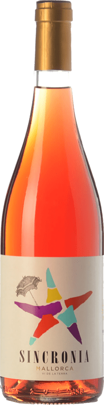 22,95 € Free Shipping | Rosé Wine Mesquida Mora Sincronia I.G.P. Vi de la Terra de Mallorca Balearic Islands Spain Merlot, Cabernet Sauvignon, Callet Bottle 75 cl