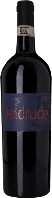 24,95 € Free Shipping | Red wine Michele Laluce Le Drude D.O.C. Aglianico del Vulture Basilicata Italy Aglianico Bottle 75 cl