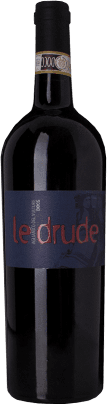 32,95 € Free Shipping | Red Wine Michele Laluce Le Drude D.O.C. Aglianico del Vulture Basilicata Italy Aglianico Eco — Organic Bottle 75 cl