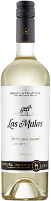 12,95 € Spedizione Gratuita | Vino Bianco Miguel Torres Las Mulas I.G. Valle Central Central Valley Chile Sauvignon 75 cl