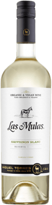 12,95 € Spedizione Gratuita | Vino bianco Miguel Torres Las Mulas I.G. Valle Central Central Valley Chile Sauvignon Bianca Bottiglia 75 cl