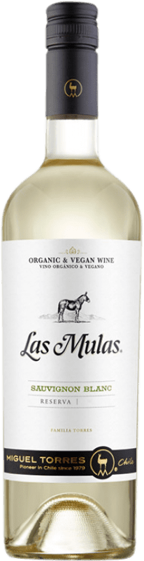 12,95 € Envio grátis | Vinho branco Miguel Torres Las Mulas I.G. Valle Central Vale Central Chile Sauvignon Branca Garrafa 75 cl