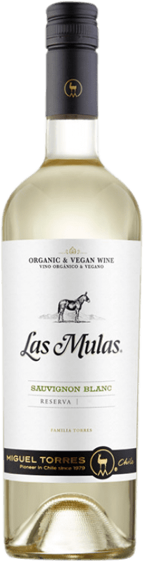 12,95 € Free Shipping | White Wine Miguel Torres Las Mulas I.G. Valle Central Central Valley Chile Sauvignon Bottle 75 cl