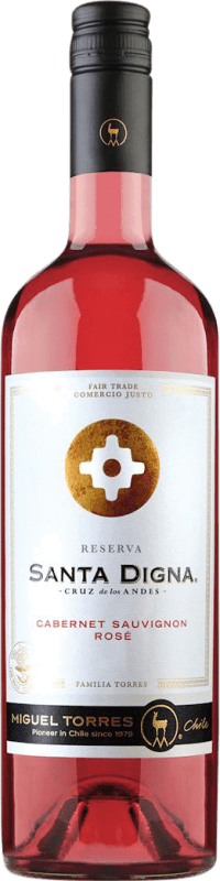 9,95 € Envoi gratuit | Vin Rosé Miguel Torres Santa Digna I.G. Valle Central Vallée centrale Chili Cabernet Sauvignon 75 cl