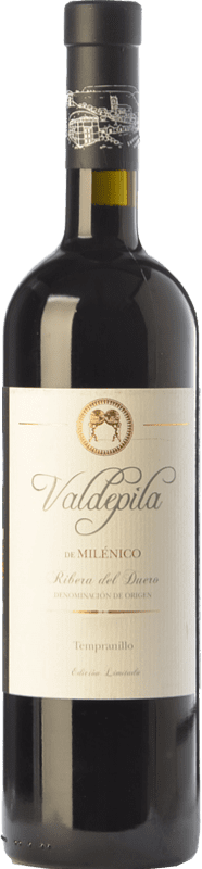 22,95 € Envio grátis | Vinho Tinto Milénico Valdepila Crianza D.O. Ribera del Duero Castela e Leão Espanha Tempranillo 75 cl