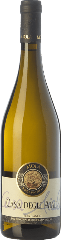 17,95 € Envio grátis | Vinho branco Mola Casa degli Ajali D.O.C. Elba Tuscany Itália Malvasía, Ansonica, Procanico, Mascate Branco Garrafa 75 cl