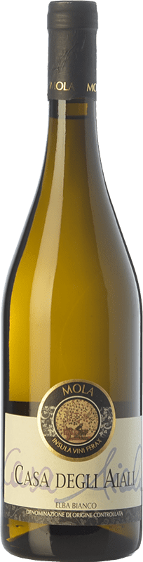 13,95 € Spedizione Gratuita | Vino Bianco Mola Casa degli Ajali D.O.C. Elba Toscana Italia Malvasia, Moscato, Ansonica, Procanico 75 cl