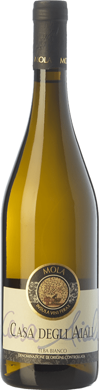 17,95 € Free Shipping | White wine Mola Casa degli Ajali D.O.C. Elba Tuscany Italy Malvasía, Ansonica, Procanico, Muscat White Bottle 75 cl