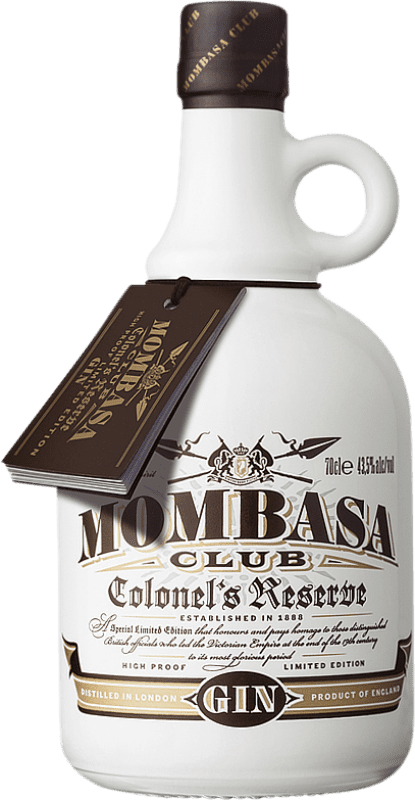 39,95 € Envío gratis | Ginebra Mombasa Club Colonel's Reserva Reino Unido Botella 70 cl