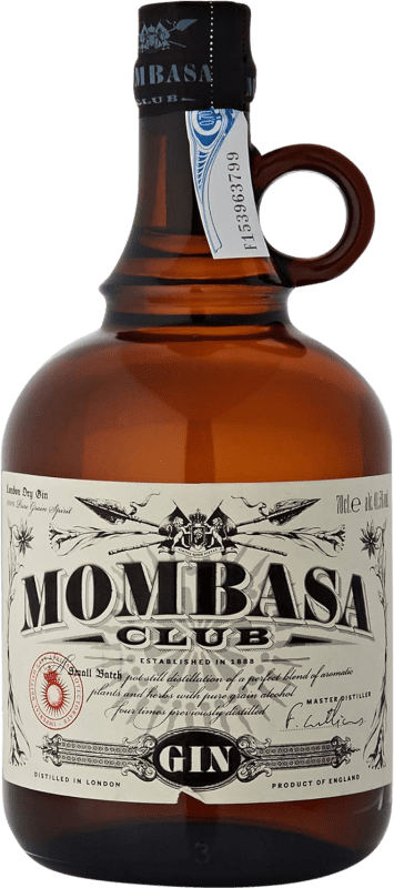 26,95 € Kostenloser Versand | Gin Mombasa Club Großbritannien Flasche 70 cl