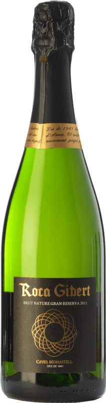 13,95 € 送料無料 | 白スパークリングワイン Monastell Roca Gibert ブルットの自然 グランド・リザーブ D.O. Cava カタロニア スペイン Macabeo, Xarel·lo, Parellada ボトル 75 cl