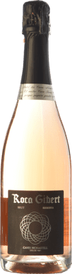 24,95 € Kostenloser Versand | Rosé Sekt Monastell Roca Gibert Rosat Pàl·lid Brut D.O. Cava Katalonien Spanien Spätburgunder Flasche 75 cl