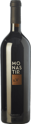 31,95 € Free Shipping | Red wine Monastir S. V Benedictine Aged D.O. Navarra Navarre Spain Tempranillo, Merlot, Cabernet Sauvignon Bottle 75 cl