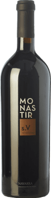 36,95 € Free Shipping | Red Wine Monastir S. V Benedictine Crianza — Aged D.O. Navarra Navarre Spain Tempranillo, Merlot, Cabernet Sauvignon 75 cl
