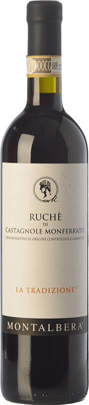 15,95 € 免费送货 | 红酒 Montalbera La Tradizione D.O.C. Ruchè di Castagnole Monferrato 皮埃蒙特 意大利 Ruchè 瓶子 75 cl