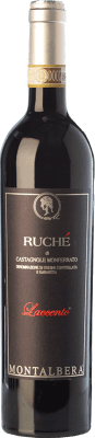 29,95 € Spedizione Gratuita | Vino Rosso Montalbera Laccento D.O.C. Ruchè di Castagnole Monferrato Piemonte Italia Ruchè 75 cl