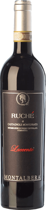 29,95 € Spedizione Gratuita | Vino Rosso Montalbera Laccento D.O.C. Ruchè di Castagnole Monferrato Piemonte Italia Ruchè 75 cl