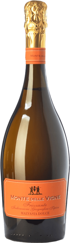 11,95 € 免费送货 | 甜酒 Monte delle Vigne Malvasia Dolce I.G.T. Emilia Romagna 艾米利亚 - 罗马涅 意大利 Malvasia Bianca di Candia 瓶子 75 cl