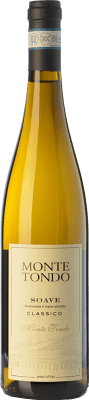 11,95 € Бесплатная доставка | Белое вино Monte Tondo D.O.C.G. Soave Classico Венето Италия Garganega, Trebbiano di Soave бутылка 75 cl