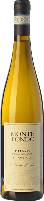 12,95 € 免费送货 | 白葡萄酒 Monte Tondo 经典 D.O.C. Soave 威尼托 意大利 Trebbiano — 特雷比亚诺, Garganega — 加尔加内加 75 cl