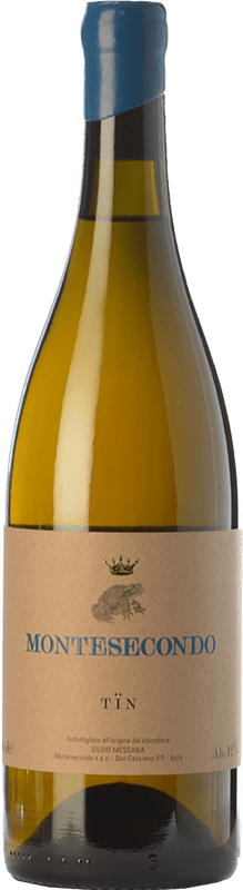 23,95 € Free Shipping | White wine Montesecondo Tin Bianco I.G.T. Toscana Tuscany Italy Trebbiano Bottle 75 cl