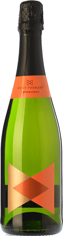 12,95 € 免费送货 | 白起泡酒 Mont-Ferrant L'Americano 香槟 预订 D.O. Cava 加泰罗尼亚 西班牙 Macabeo, Xarel·lo, Chardonnay, Parellada 瓶子 75 cl