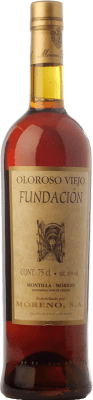 99,95 € 免费送货 | 强化酒 Moreno Oloroso Viejo Fundación 1819 D.O. Montilla-Moriles 安达卢西亚 西班牙 Pedro Ximénez 瓶子 75 cl