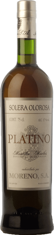 26,95 € Free Shipping | Fortified wine Moreno Solera Olorosa Platino D.O. Montilla-Moriles Andalusia Spain Pedro Ximénez Bottle 75 cl