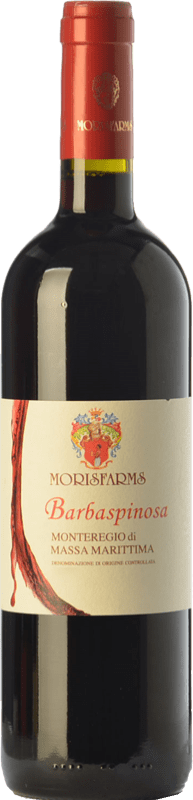 16,95 € Бесплатная доставка | Красное вино Morisfarms Barbaspinosa D.O.C. Monteregio di Massa Marittima Тоскана Италия Cabernet Sauvignon, Sangiovese бутылка 75 cl