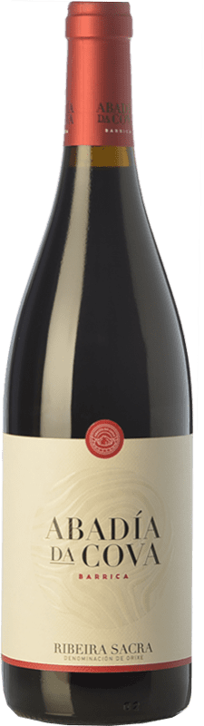 16,95 € Free Shipping | Red wine Moure Abadía da Cova Barrica Young D.O. Ribeira Sacra Galicia Spain Mencía Bottle 75 cl