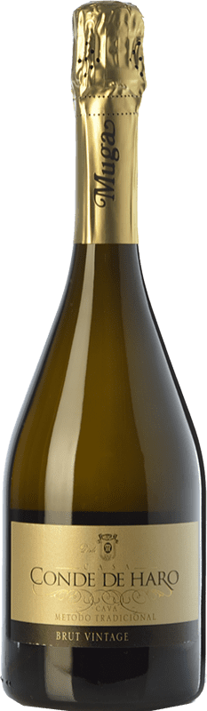 23,95 € Envoi gratuit | Vin Mousseux Blanc Muga Conde de Haro Brut Vintage D.O. Cava Catalogne Espagne Viura, Malvasía — Malvoisie Bouteille 75 cl