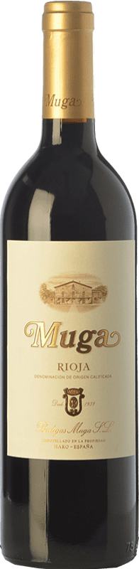 23,95 € Бесплатная доставка | Красное вино Muga старения D.O.Ca. Rioja Ла-Риоха Испания Tempranillo, Grenache, Graciano, Mazuelo бутылка 75 cl