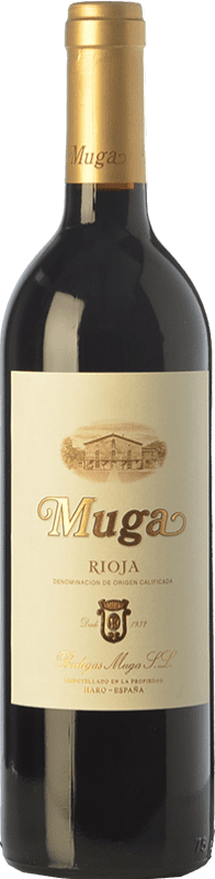 24,95 € Free Shipping | Red wine Muga Aged D.O.Ca. Rioja The Rioja Spain Tempranillo, Grenache, Graciano, Mazuelo Bottle 75 cl