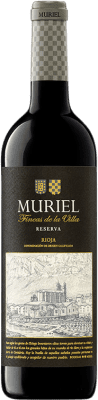 16,95 € Spedizione Gratuita | Vino rosso Muriel Fincas de la Villa Riserva D.O.Ca. Rioja La Rioja Spagna Tempranillo Bottiglia 75 cl