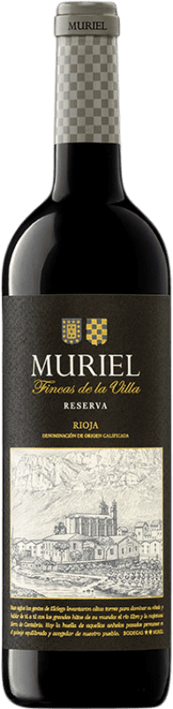16,95 € Free Shipping | Red wine Muriel Fincas de la Villa Reserve D.O.Ca. Rioja The Rioja Spain Tempranillo Bottle 75 cl