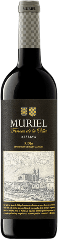 10,95 € Kostenloser Versand | Rotwein Muriel Fincas de la Villa Reserve — Gereift D.O.Ca. Rioja La Rioja Spanien Tempranillo 75 cl