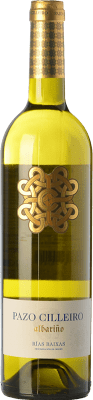 9,95 € Spedizione Gratuita | Vino bianco Muriel Pazo Cilleiro D.O. Rías Baixas Galizia Spagna Albariño Bottiglia 75 cl