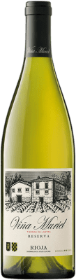 19,95 € Envio grátis | Vinho branco Muriel Viña Reserva D.O.Ca. Rioja La Rioja Espanha Viura Garrafa 75 cl