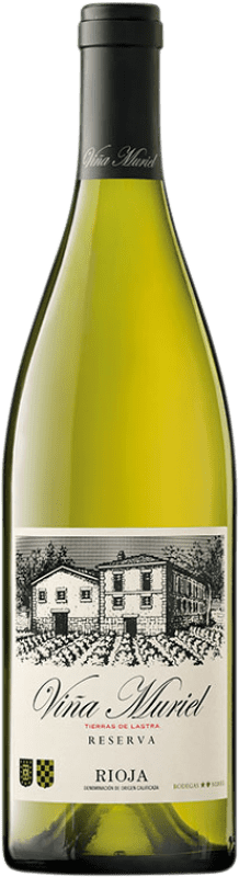 14,95 € Envío gratis | Vino Blanco Muriel Viña Reserva D.O.Ca. Rioja La Rioja España Viura 75 cl