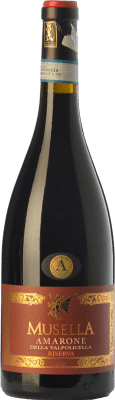 58,95 € Kostenloser Versand | Rotwein Musella Reserve D.O.C.G. Amarone della Valpolicella Venetien Italien Corvina, Rondinella, Corvinone, Oseleta Flasche 75 cl