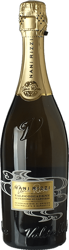 21,95 € Envio grátis | Espumante branco Nani Rizzi Cartizze D.O.C.G. Prosecco di Conegliano-Valdobbiadene Treviso Itália Glera Garrafa 75 cl