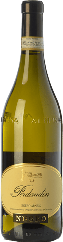 19,95 € Spedizione Gratuita | Vino bianco Negro Angelo Perdaudin D.O.C.G. Roero Piemonte Italia Arneis Bottiglia 75 cl