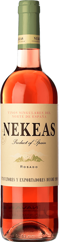 4,95 € 免费送货 | 玫瑰酒 Nekeas Rosado de Lágrima 年轻的 D.O. Navarra 纳瓦拉 西班牙 Grenache, Cabernet Sauvignon 瓶子 75 cl