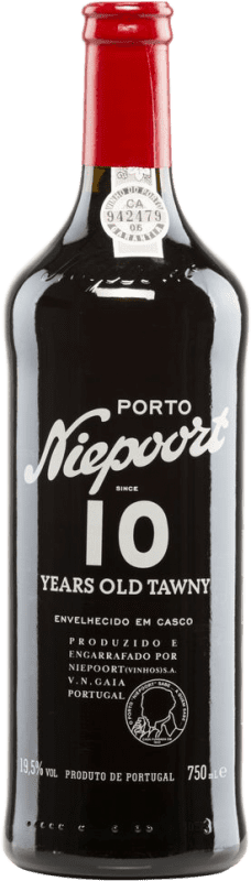 44,95 € Free Shipping | Fortified wine Niepoort Tawny I.G. Porto Porto Portugal Sousón, Touriga Franca, Touriga Nacional, Tinta Amarela, Tinta Cão, Tinta Francisca 10 Years Bottle 75 cl