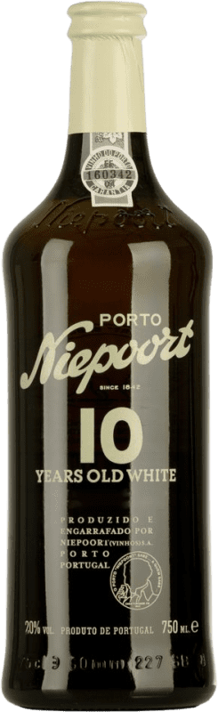 53,95 € Envío gratis | Vino Dulce Niepoort White I.G. Porto Oporto Portugal Códega, Rabigato, Viosinho, Arinto 10 Años Botella 75 cl