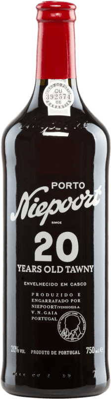 78,95 € Бесплатная доставка | Крепленое вино Niepoort Tawny I.G. Porto порто Португалия Sousón, Touriga Franca, Touriga Nacional, Tinta Amarela, Tinta Cão, Tinta Francisca 20 Лет бутылка 75 cl