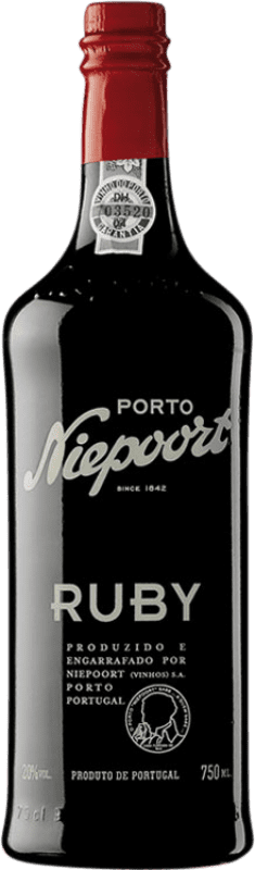 16,95 € 送料無料 | 強化ワイン Niepoort Ruby I.G. Porto ポルト ポルトガル Sousón, Touriga Franca, Touriga Nacional, Tinta Amarela, Tinta Cão, Tinta Francisca ボトル 75 cl